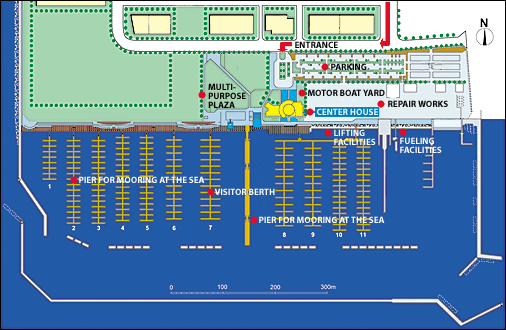 Shin Nishinomiya harbor map