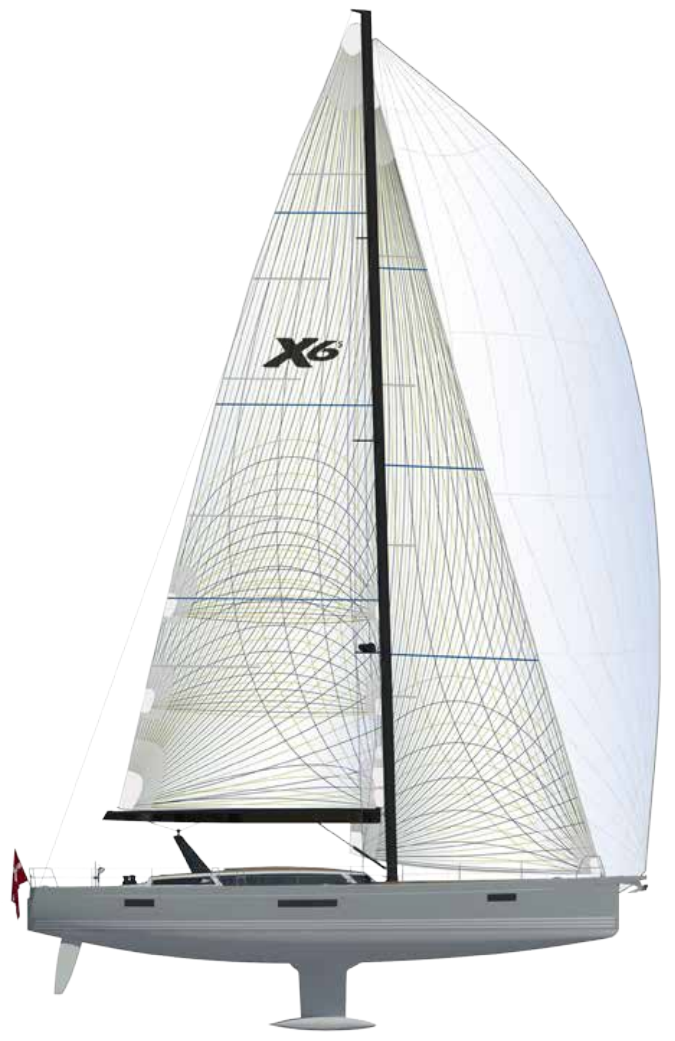 X6-5 boat sailplan